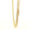 MIRA 64.8 CTW 6 MM 20" GOLD MOISSANITE ICED OUT CHAIN  |  997602