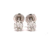 BRINOR 0.23 CTW 925 RHODIUM MOISSANITE ICED OUT EARRING | 997631