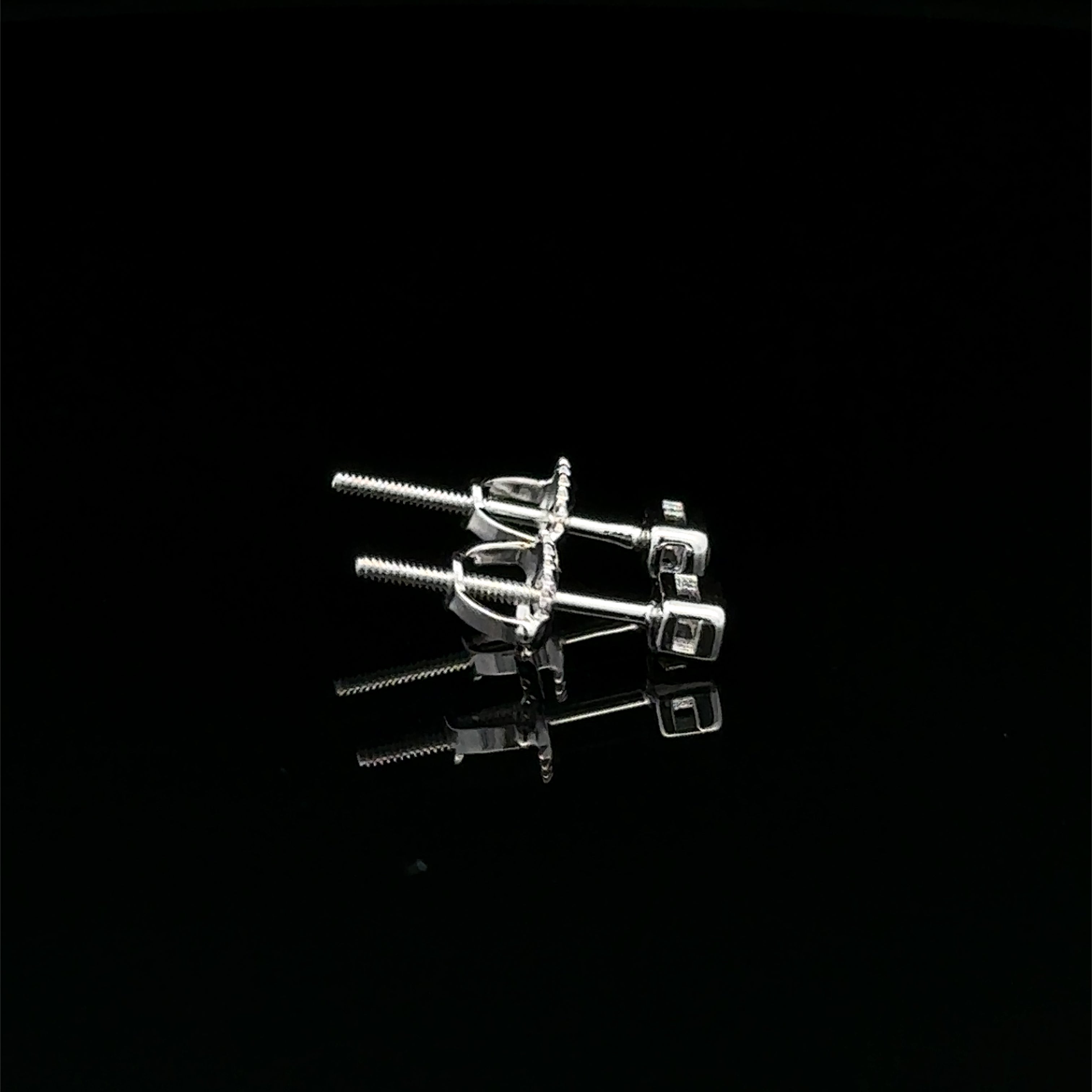 998061 | 925 Moissanite 0.25CTW Rhodium Earrings