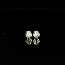 998101 | 925 Moissanite 0.25CTW Rhodium Earrings
