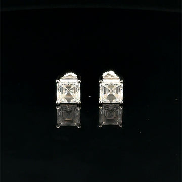 998121 | 925 Moissanite 1CTW Rhodium Earrings
