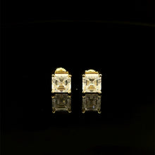 998142 | 925 Moissanite 3CTW Gold Earrings