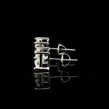 998221 | 925 Moissanite 3CTW Rhodium Earrings