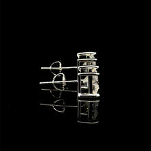 998221 | 925 Moissanite 3CTW Rhodium Earrings