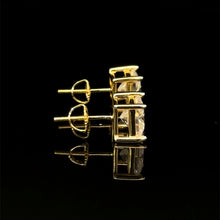 998222 | 925 Moissanite 3CTW Gold Earrings