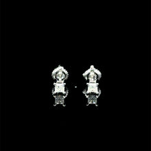 998231 | 925 Moissanite 0.25CTW Rhodium Earrings