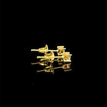 998232 | 925 Moissanite 0.25CTW Gold Earrings