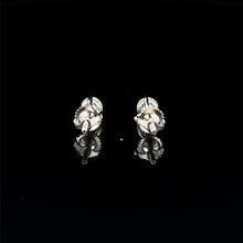 998261 | 925 Moissanite 0.50CTW Rhodium 3-Prong Earrings
