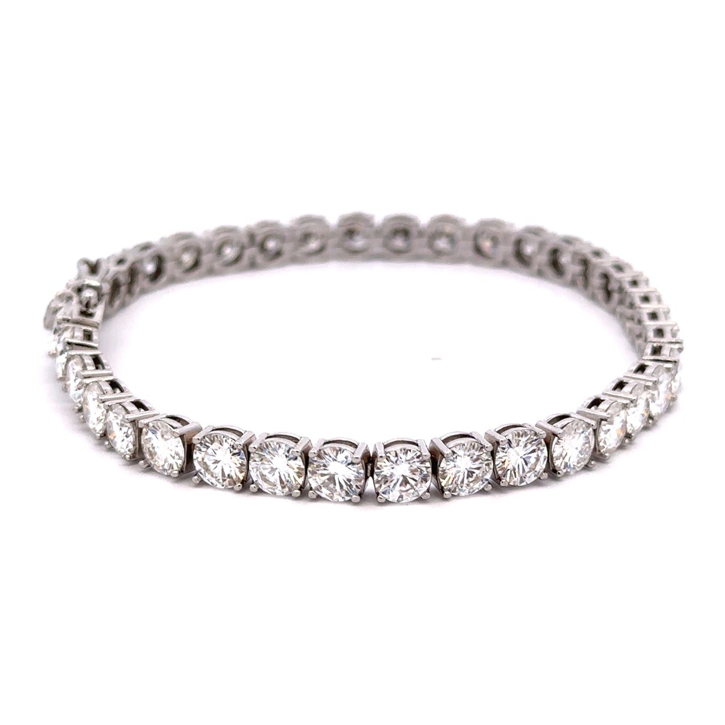 998641 | 925 Silver Moissanite Rhodium Bracelet