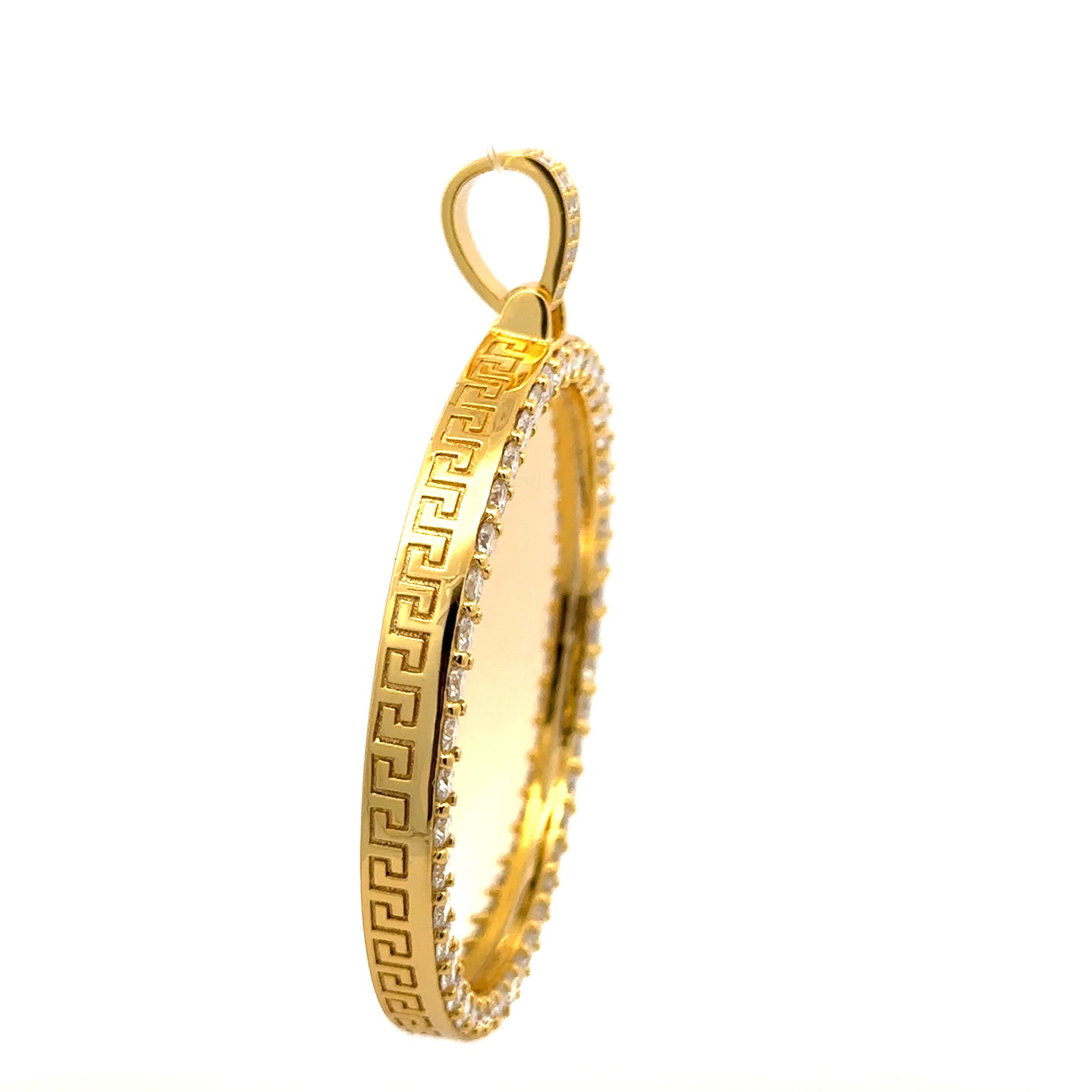 999212 | 925 Moissanite Gold Pendant