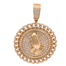 999412 | 925 Silver Moissanite Gold Pendant
