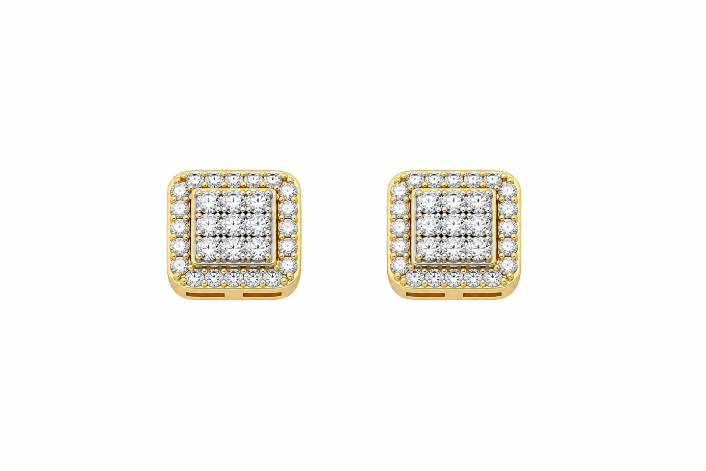 9911882 | 925 Moissanite Gold Earring