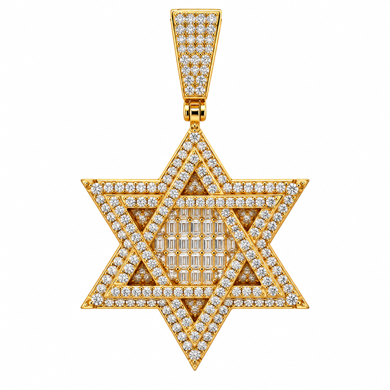 994132 | 925 Moissanite Gold Pendant