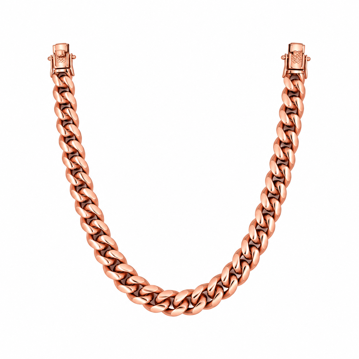 9310185 | 8mm Steel Rose Gold Chain