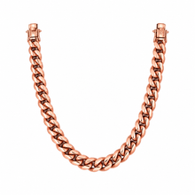 9310215| 10mm Steel Rose Gold Chain