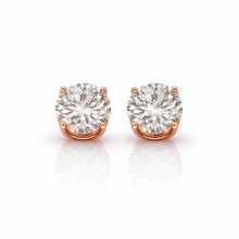 995265 | 8ctw 925 Moissanite Rose Gold Earring