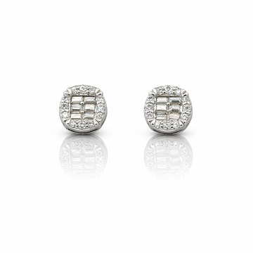 999531 | 925 Moissanite Rhodium Earring