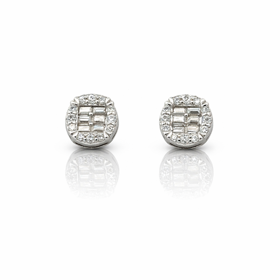 999531 | 925 Moissanite Rhodium Earring