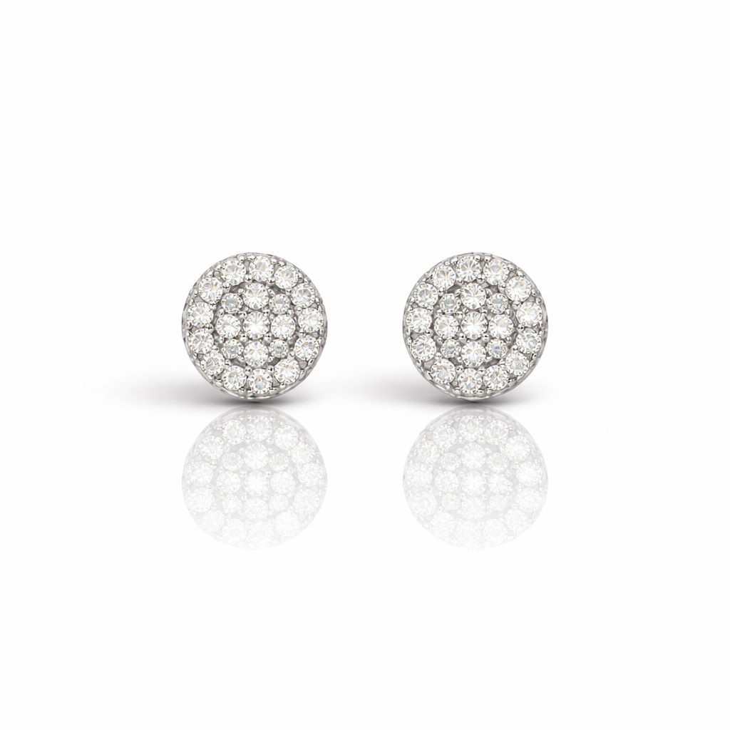 999471 | 925 Moissanite Rhodium Earring