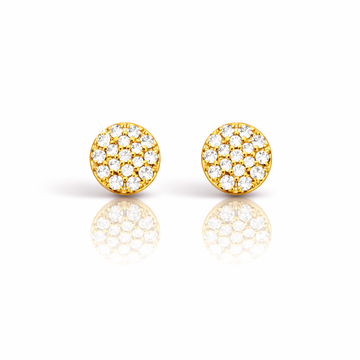 999632 | 925 Moissanite Gold Earring