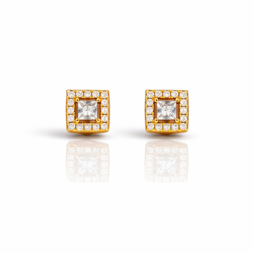 999462 | 925 Moissanite Gold Earring