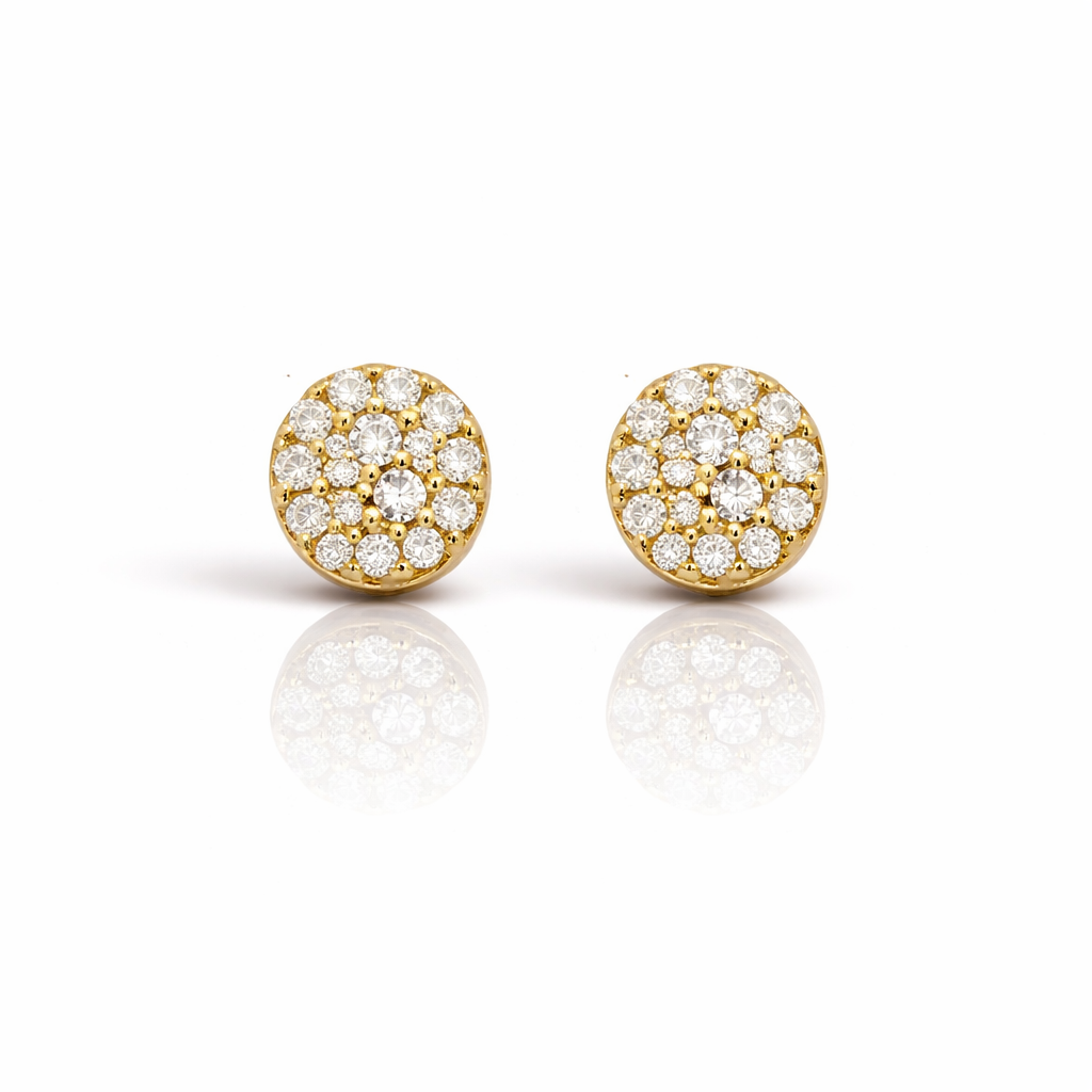 999462 | 925 Moissanite Gold Earring