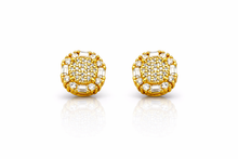 999642 | 925 Moissanite Gold Earring