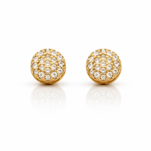 999602 | 925 Moissanite Gold Earring