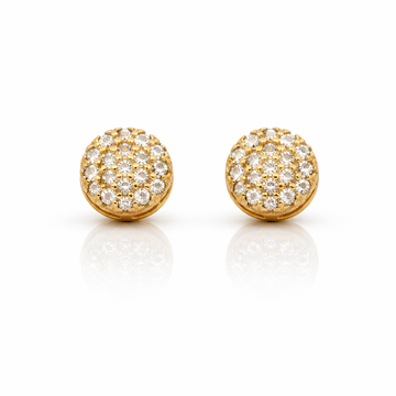 999602 | 925 Moissanite Gold Earring