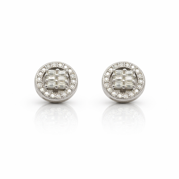 999451 | 925 Moissanite Rhodium Earring