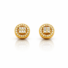 999452 | 925 Moissanite Gold Earring