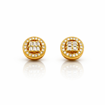 999452 | 925 Moissanite Gold Earring