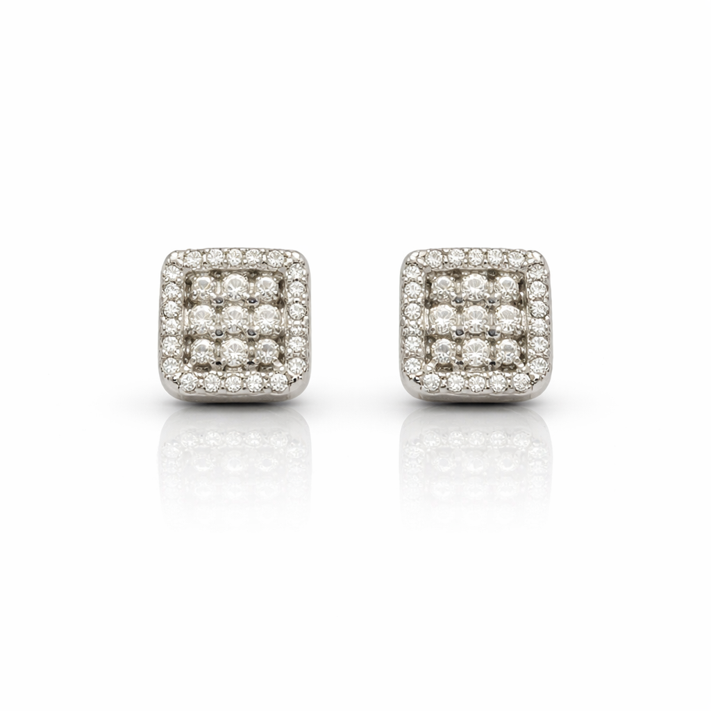 999441 | 925 Moissanite Rhodium Earring