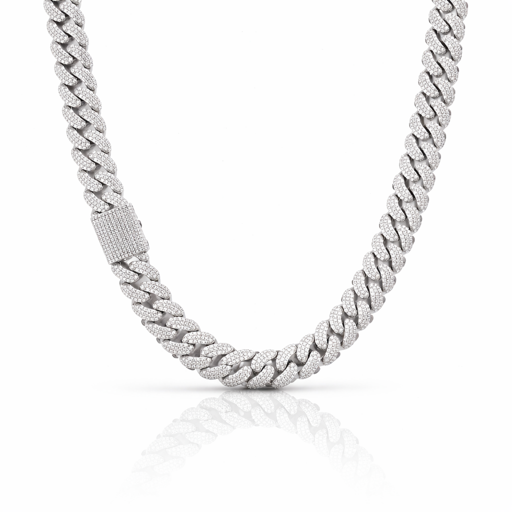STALLION 18MM STERLING SILVER CUBAN CHAIN | 9211881