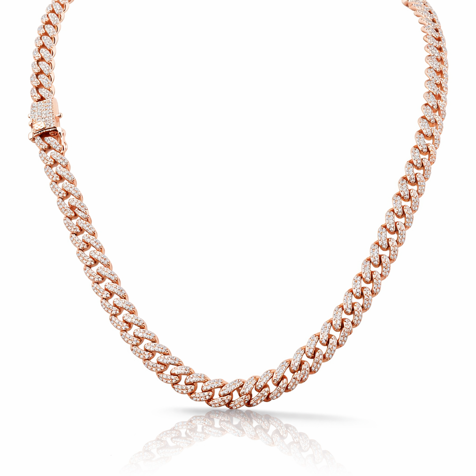 CAMEO 8 MM 925 Silver Cuban Chain  | 9211855