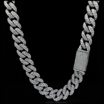 CAELUS 12MM MOISSANITE CUBAN CHAIN  |  995741