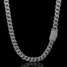 WIZARD 6MM RHODIUM MOISSANITE ICED OUT CHAIN I 993461