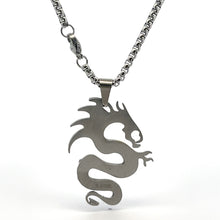 LUNARIS STEEL RHODIUM NECKLACE I D9124