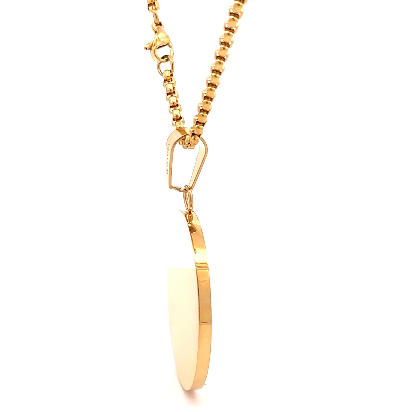 DEPHINE STEEL GOLD NECKLACE I D93107