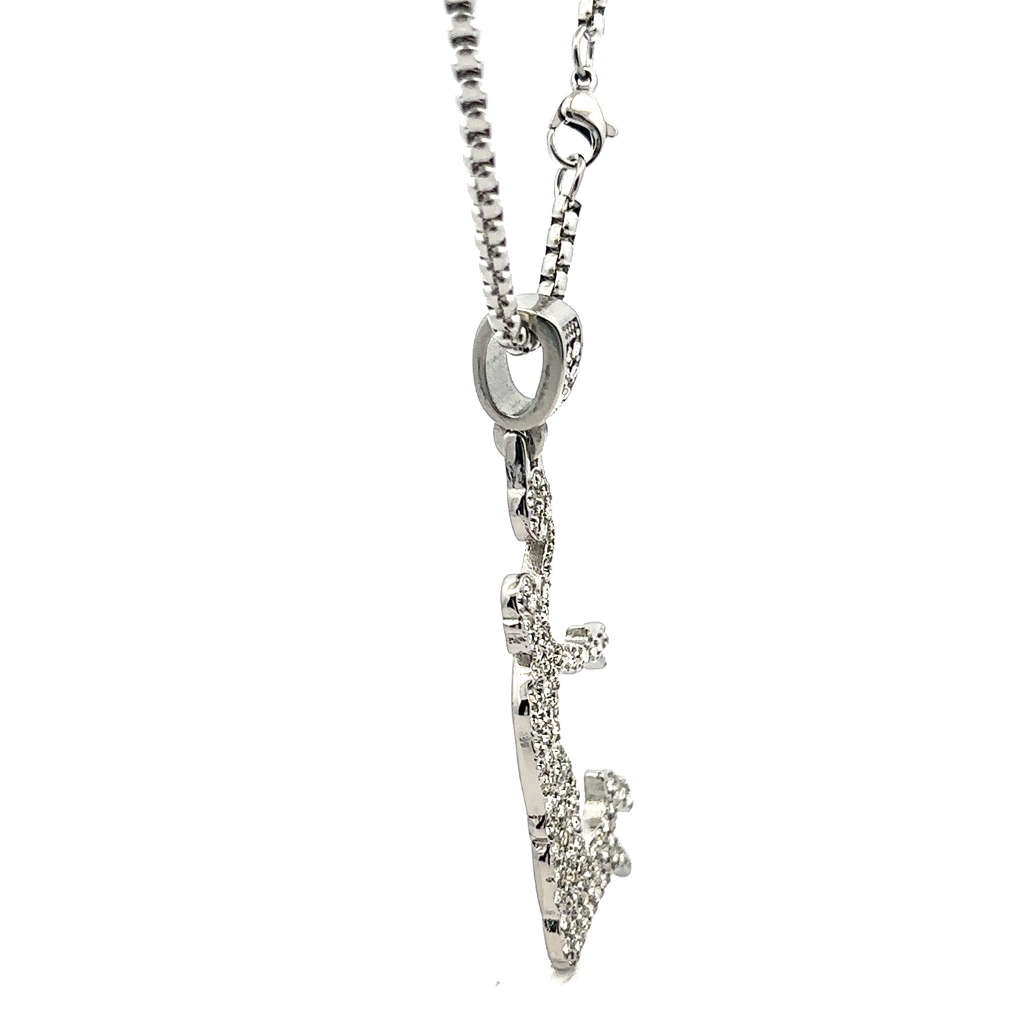 EIRLYS STEEL RHODIUM NECKLACE I D94076