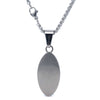 ASTORIA STEEL RHODIUM NECKLACE I D94285