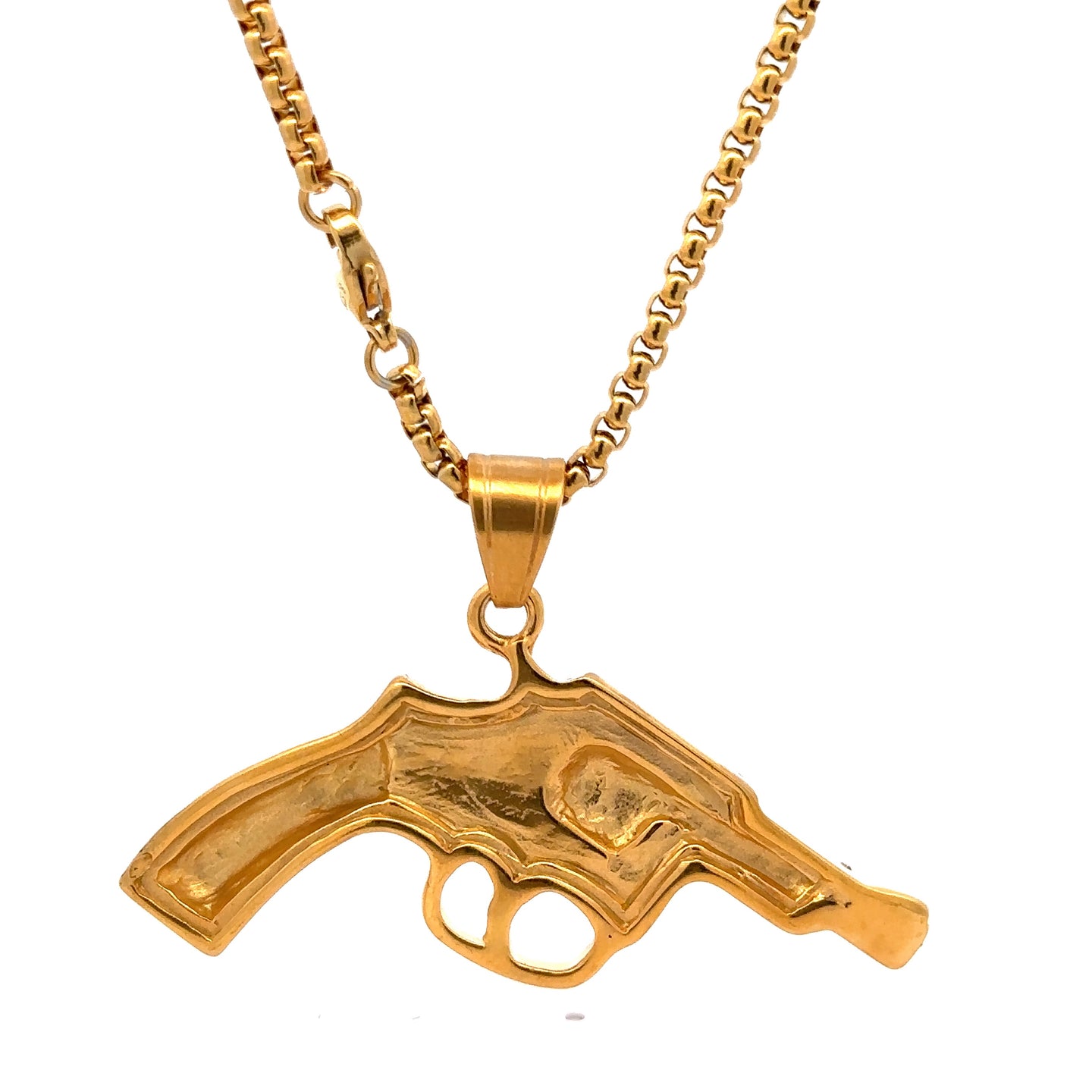 ILYRIA STEEL GOLD NECKLACE I D94382