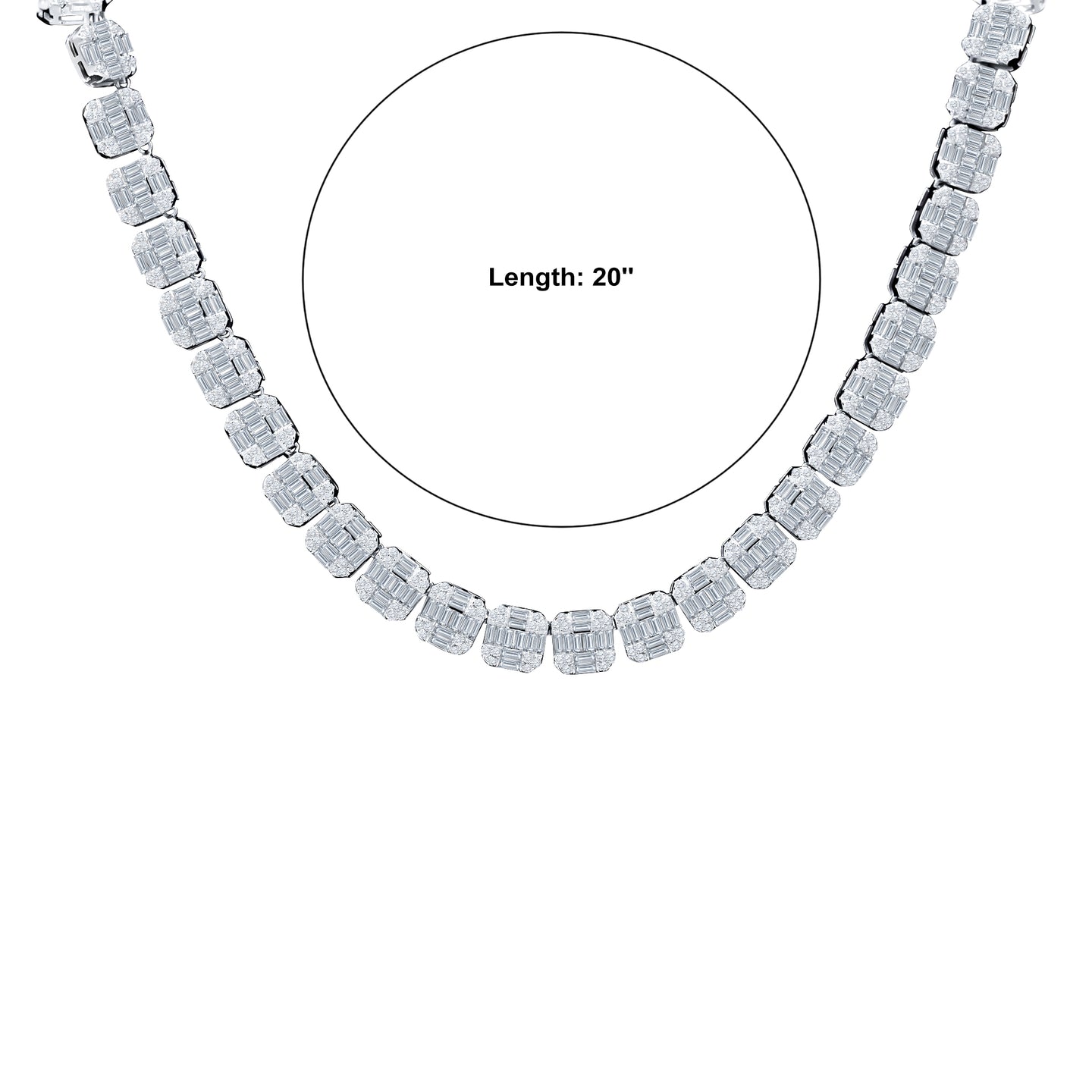 ZEPHYRITH 8MM 925 SILVER CHAIN CZ  | 9221791