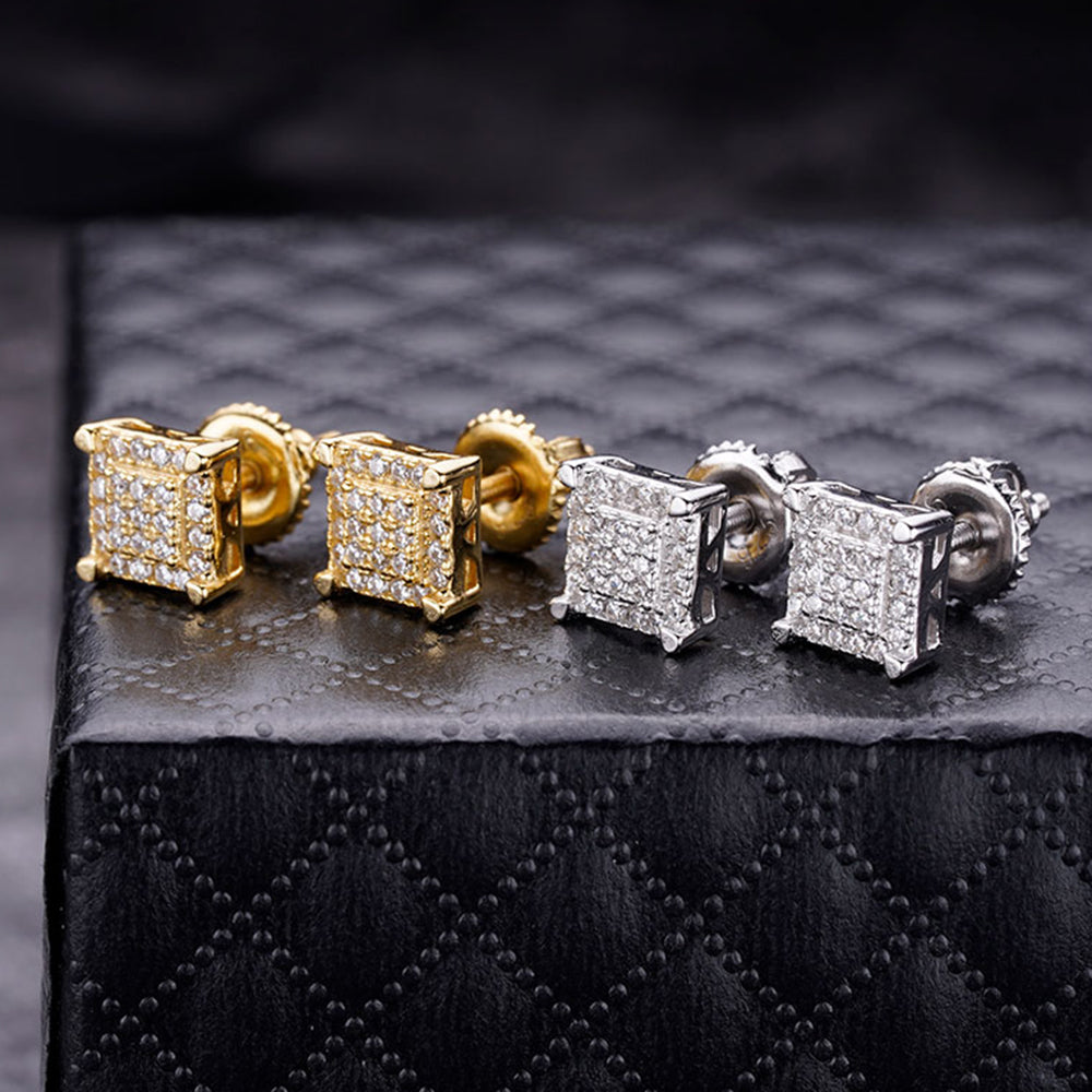 LACERTOSUS SILVER MOISSANITE EARRINGS I 993911