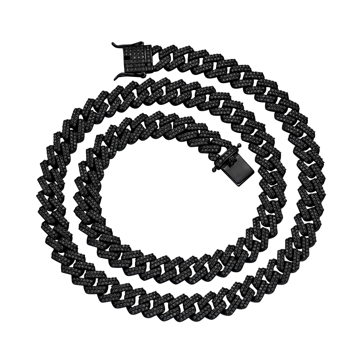 PALATIAL 12MM 925 MOISSANITE CUBAN CHAIN  | 991053