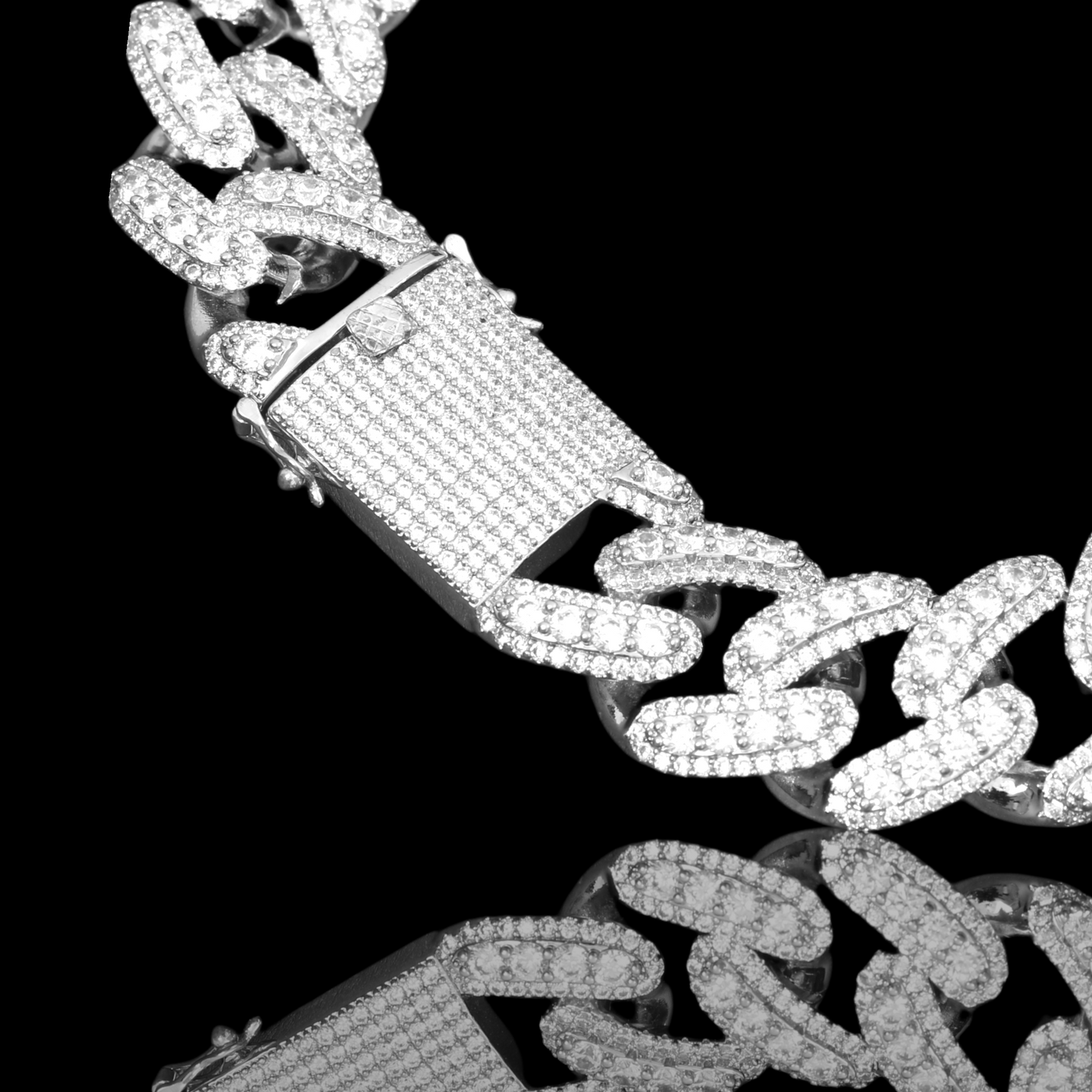 REBOUND BRASS 20MM CZ CUBAN CHAIN | 962741