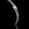 WIZARD 3.97 CTW 6 MM GOLD MOISSANITE ICED OUT BRACELET I 993482