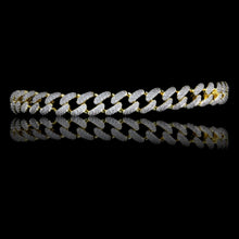 WIZARD 3.97 CTW 6 MM GOLD MOISSANITE ICED OUT BRACELET I 993482