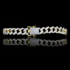 WIZARD 3.97 CTW 6 MM GOLD MOISSANITE ICED OUT BRACELET I 993482