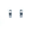 VIREON RHODIUM STEEL ICED OUT EARRINGS I SE35S